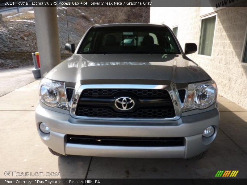 Silver Streak Mica / Graphite Gray 2011 Toyota Tacoma V6 SR5 Access Cab 4x4