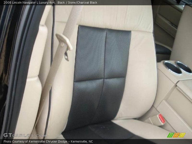Black / Stone/Charcoal Black 2008 Lincoln Navigator L Luxury 4x4