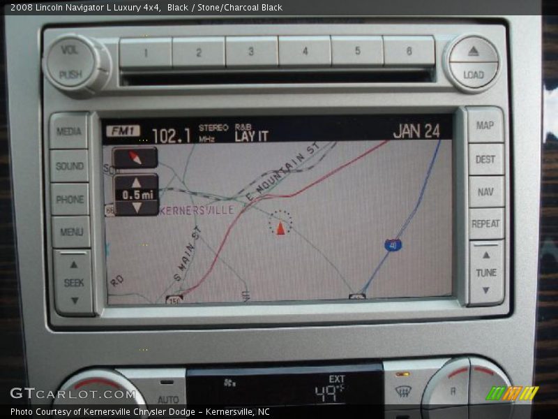 Navigation of 2008 Navigator L Luxury 4x4