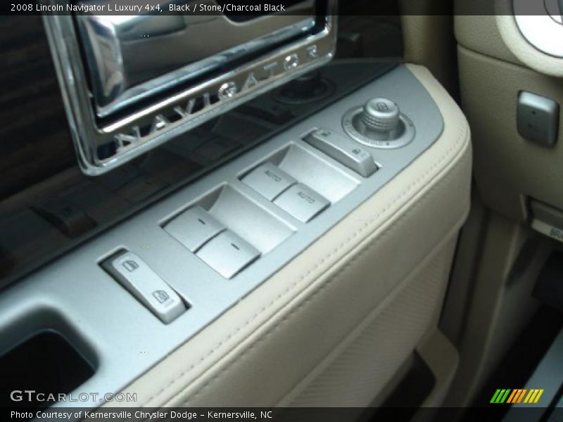 Black / Stone/Charcoal Black 2008 Lincoln Navigator L Luxury 4x4