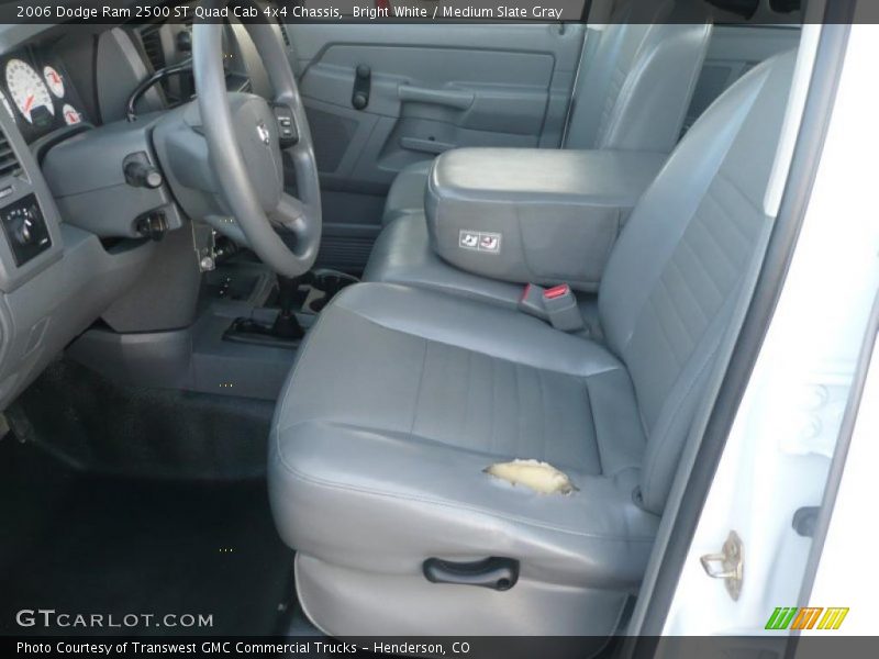  2006 Ram 2500 ST Quad Cab 4x4 Chassis Medium Slate Gray Interior