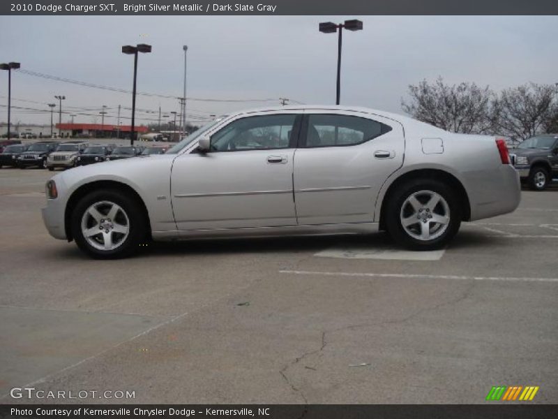 Bright Silver Metallic / Dark Slate Gray 2010 Dodge Charger SXT