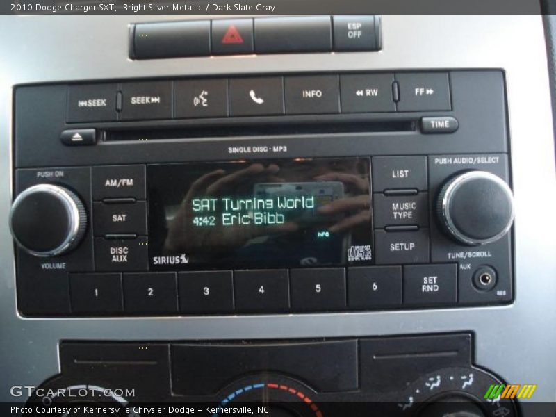 Bright Silver Metallic / Dark Slate Gray 2010 Dodge Charger SXT