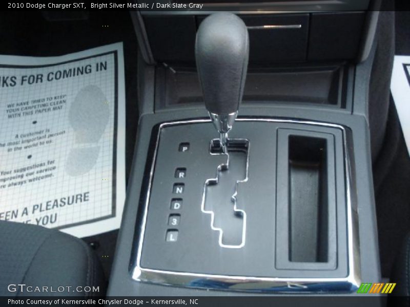 Bright Silver Metallic / Dark Slate Gray 2010 Dodge Charger SXT