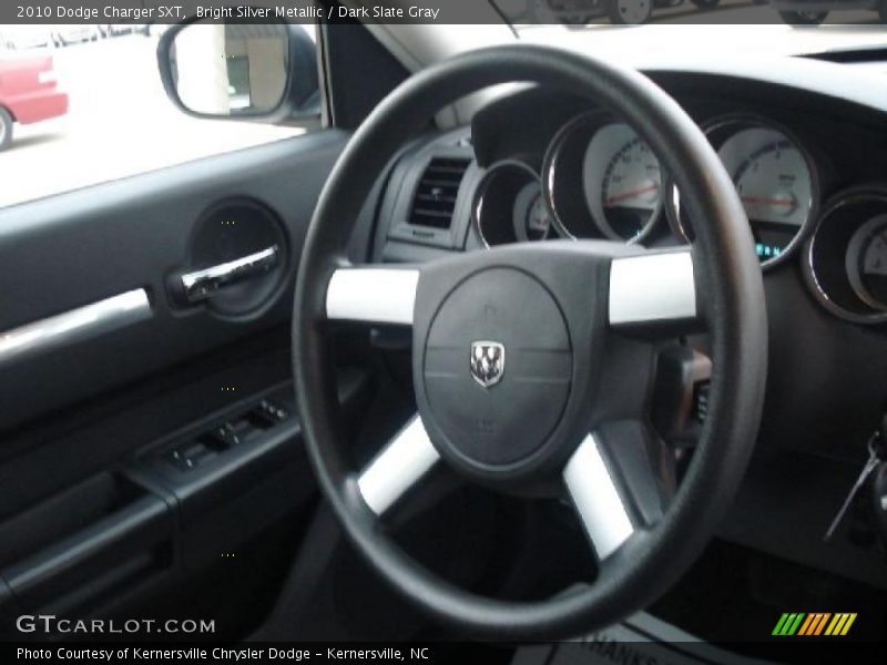 Bright Silver Metallic / Dark Slate Gray 2010 Dodge Charger SXT