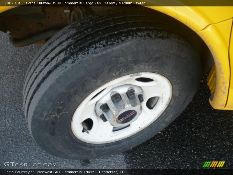 Yellow / Medium Pewter 2007 GMC Savana Cutaway 3500 Commercial Cargo Van