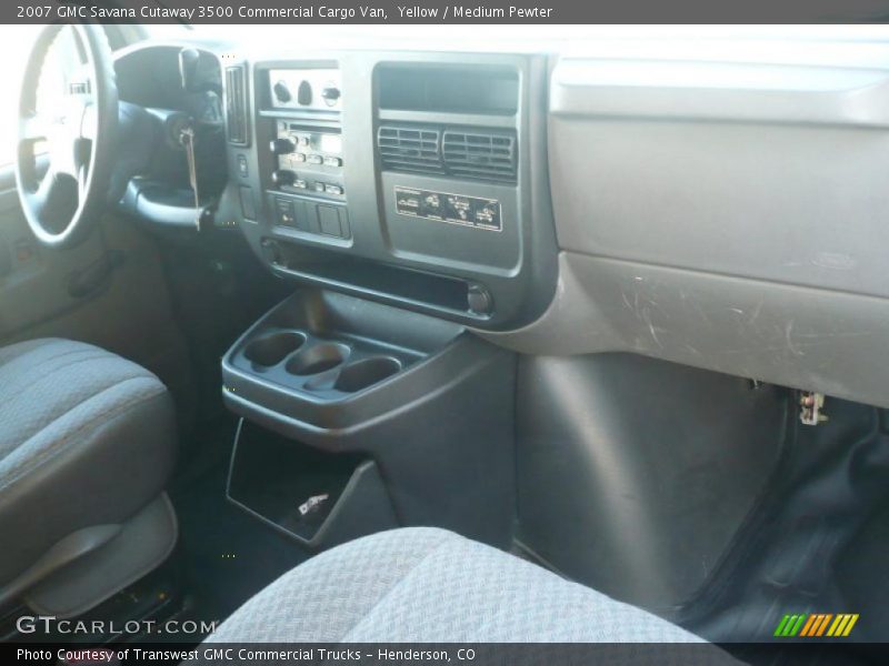 Yellow / Medium Pewter 2007 GMC Savana Cutaway 3500 Commercial Cargo Van