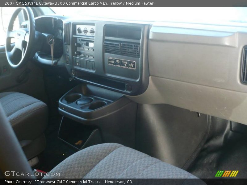 Yellow / Medium Pewter 2007 GMC Savana Cutaway 3500 Commercial Cargo Van