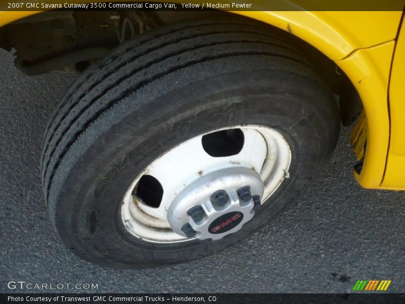 Yellow / Medium Pewter 2007 GMC Savana Cutaway 3500 Commercial Cargo Van