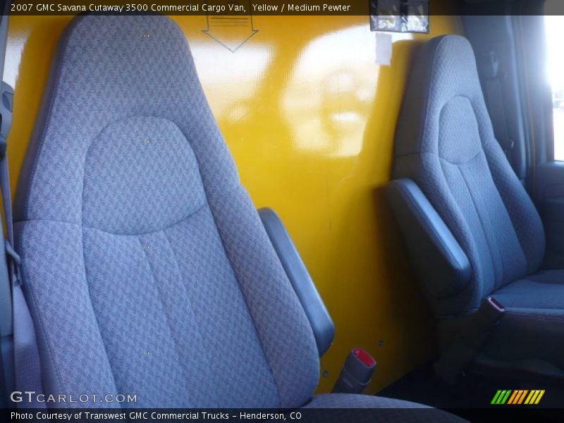 Yellow / Medium Pewter 2007 GMC Savana Cutaway 3500 Commercial Cargo Van