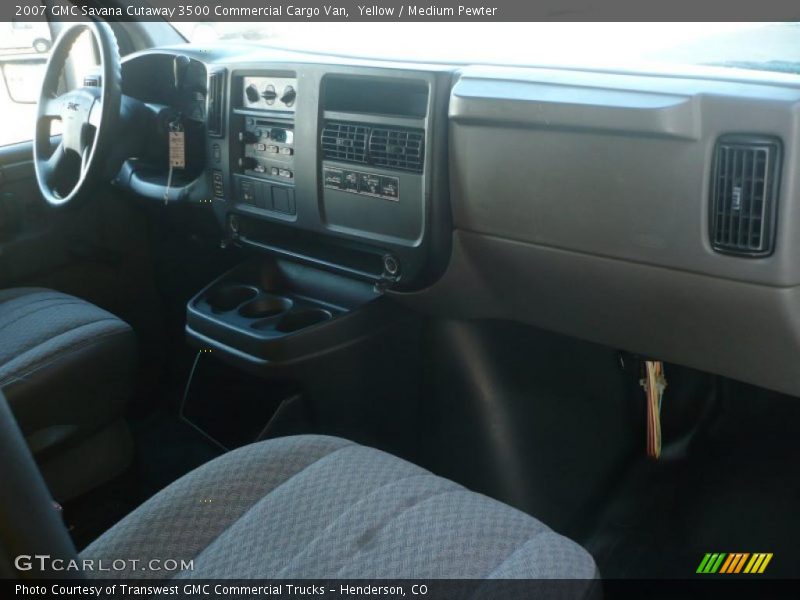 Yellow / Medium Pewter 2007 GMC Savana Cutaway 3500 Commercial Cargo Van