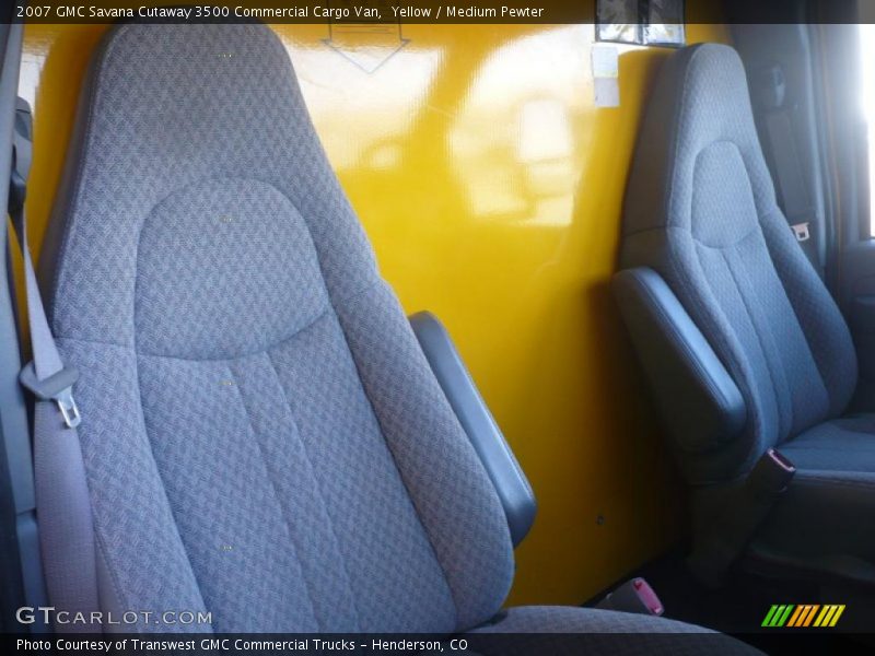 Yellow / Medium Pewter 2007 GMC Savana Cutaway 3500 Commercial Cargo Van