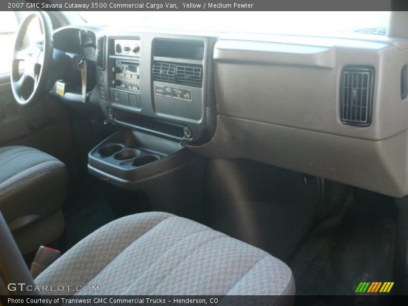 Yellow / Medium Pewter 2007 GMC Savana Cutaway 3500 Commercial Cargo Van