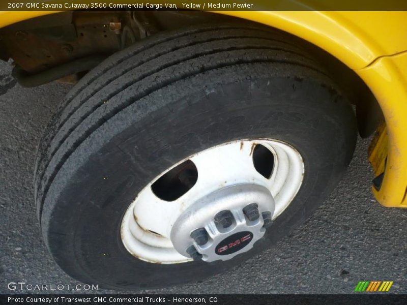 Yellow / Medium Pewter 2007 GMC Savana Cutaway 3500 Commercial Cargo Van