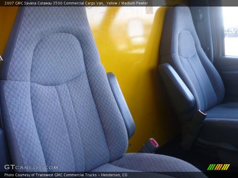 Yellow / Medium Pewter 2007 GMC Savana Cutaway 3500 Commercial Cargo Van