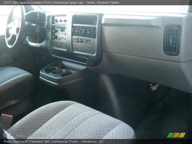 Yellow / Medium Pewter 2007 GMC Savana Cutaway 3500 Commercial Cargo Van