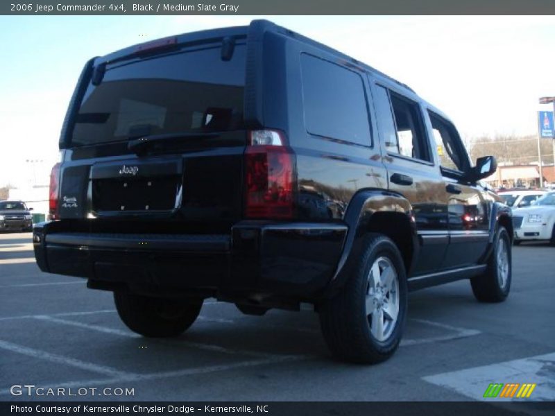 Black / Medium Slate Gray 2006 Jeep Commander 4x4