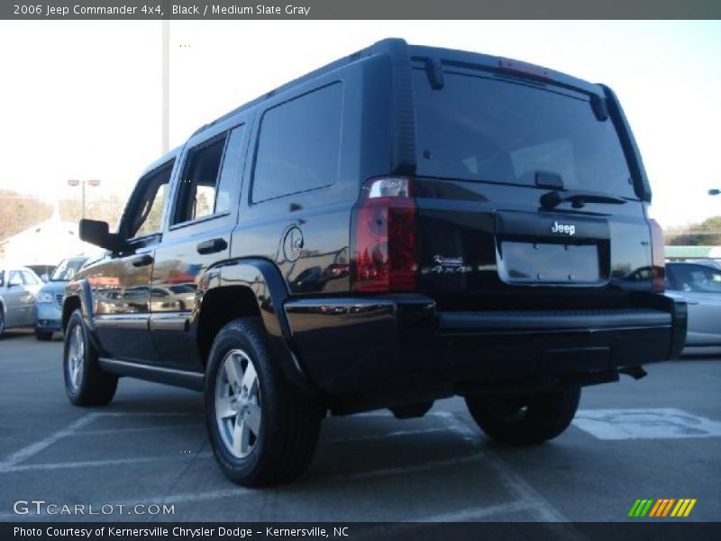 Black / Medium Slate Gray 2006 Jeep Commander 4x4