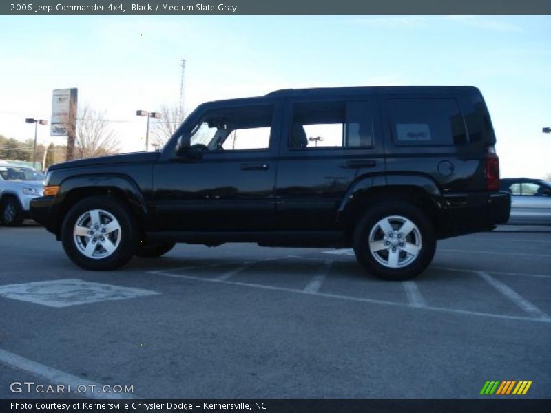 Black / Medium Slate Gray 2006 Jeep Commander 4x4