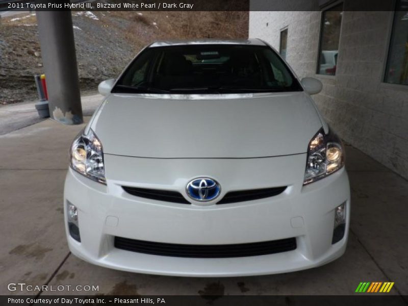 Blizzard White Pearl / Dark Gray 2011 Toyota Prius Hybrid III