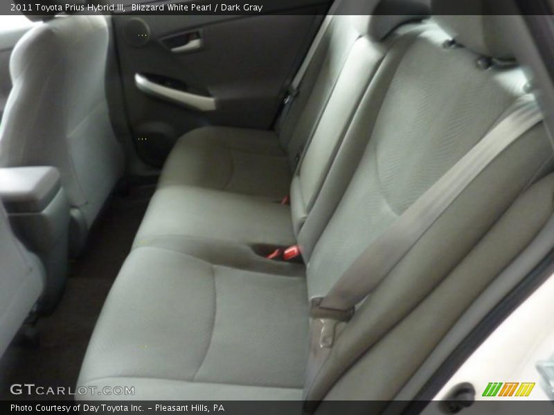Blizzard White Pearl / Dark Gray 2011 Toyota Prius Hybrid III
