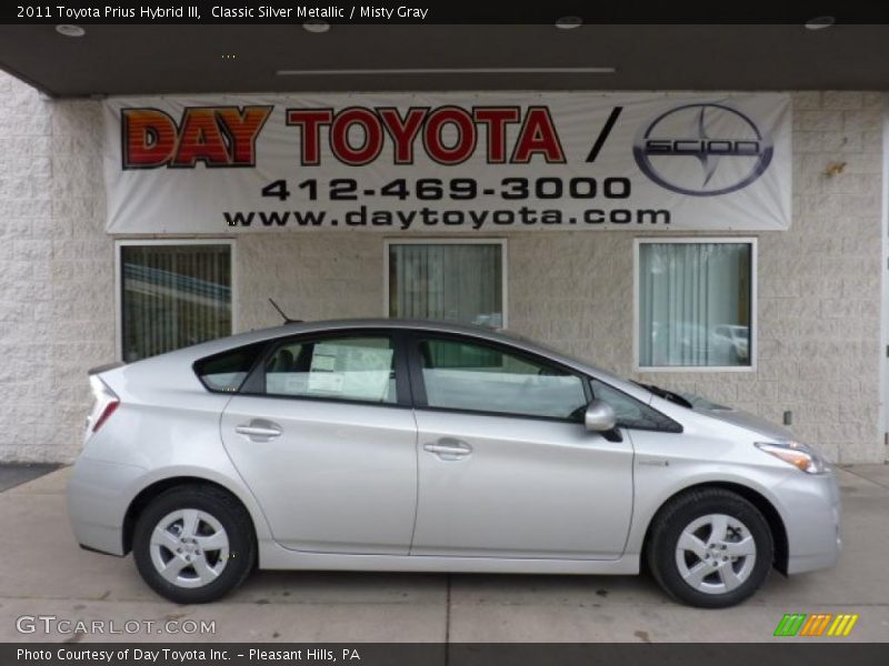 Classic Silver Metallic / Misty Gray 2011 Toyota Prius Hybrid III