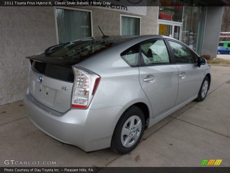 Classic Silver Metallic / Misty Gray 2011 Toyota Prius Hybrid III