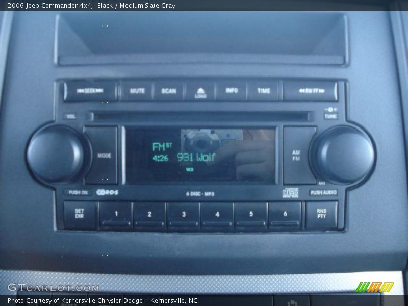 Black / Medium Slate Gray 2006 Jeep Commander 4x4