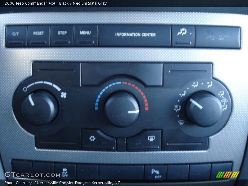 Black / Medium Slate Gray 2006 Jeep Commander 4x4