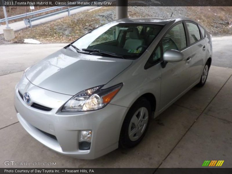 Classic Silver Metallic / Misty Gray 2011 Toyota Prius Hybrid III
