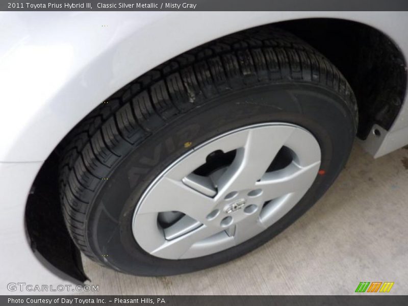Classic Silver Metallic / Misty Gray 2011 Toyota Prius Hybrid III