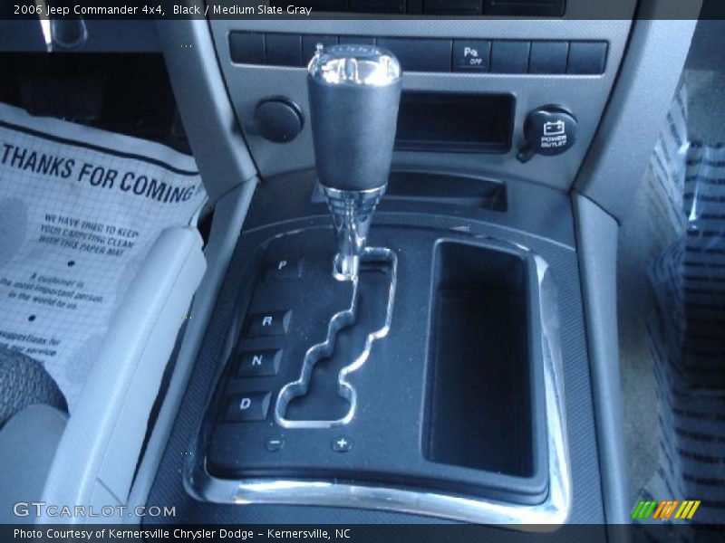 Black / Medium Slate Gray 2006 Jeep Commander 4x4