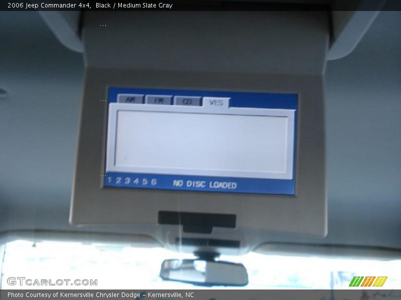 Black / Medium Slate Gray 2006 Jeep Commander 4x4