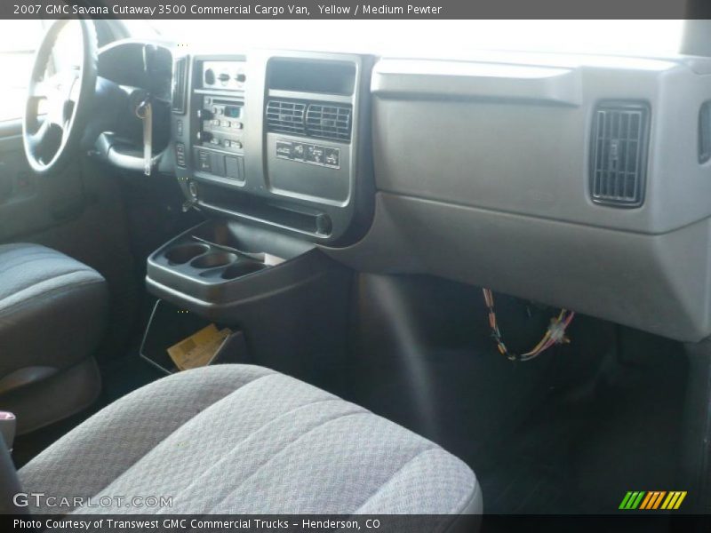 Yellow / Medium Pewter 2007 GMC Savana Cutaway 3500 Commercial Cargo Van