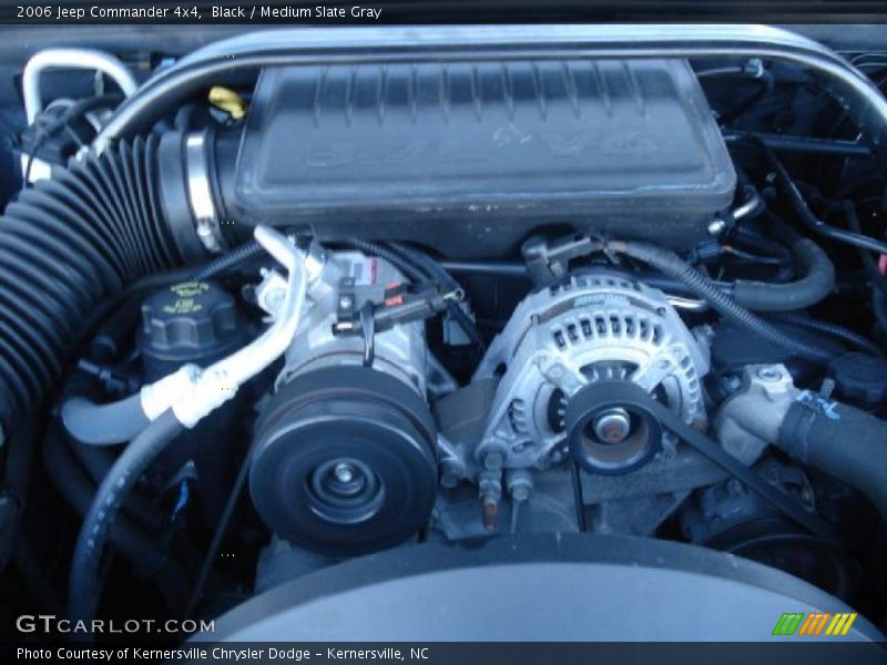 Black / Medium Slate Gray 2006 Jeep Commander 4x4
