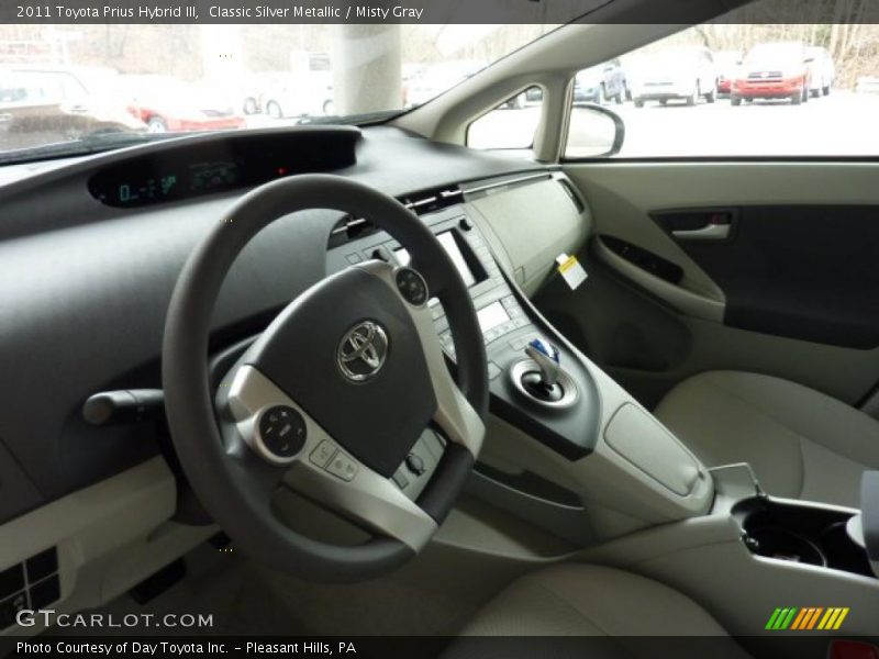 Classic Silver Metallic / Misty Gray 2011 Toyota Prius Hybrid III