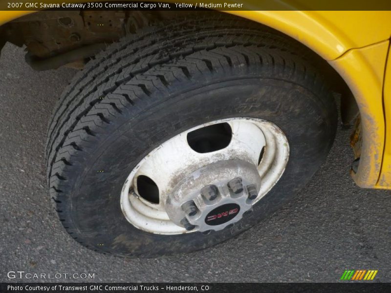 Yellow / Medium Pewter 2007 GMC Savana Cutaway 3500 Commercial Cargo Van