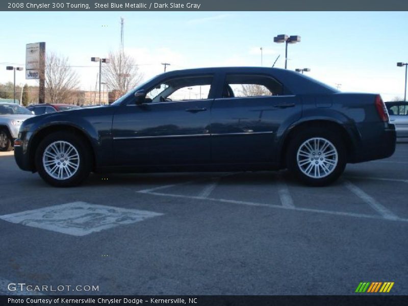 Steel Blue Metallic / Dark Slate Gray 2008 Chrysler 300 Touring