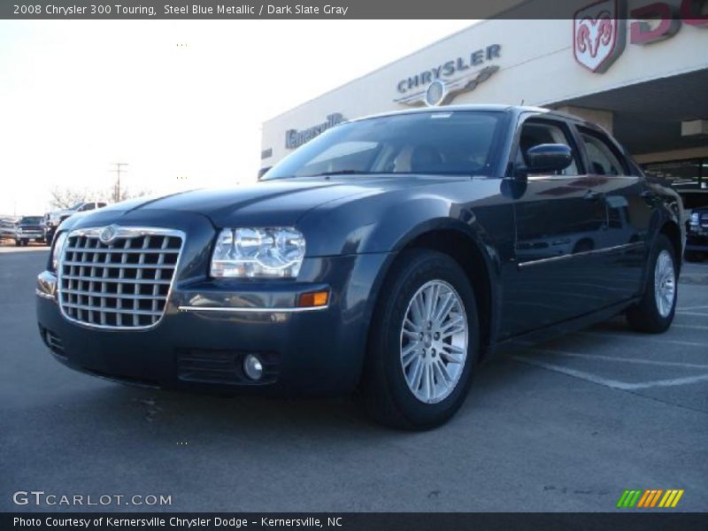 Steel Blue Metallic / Dark Slate Gray 2008 Chrysler 300 Touring