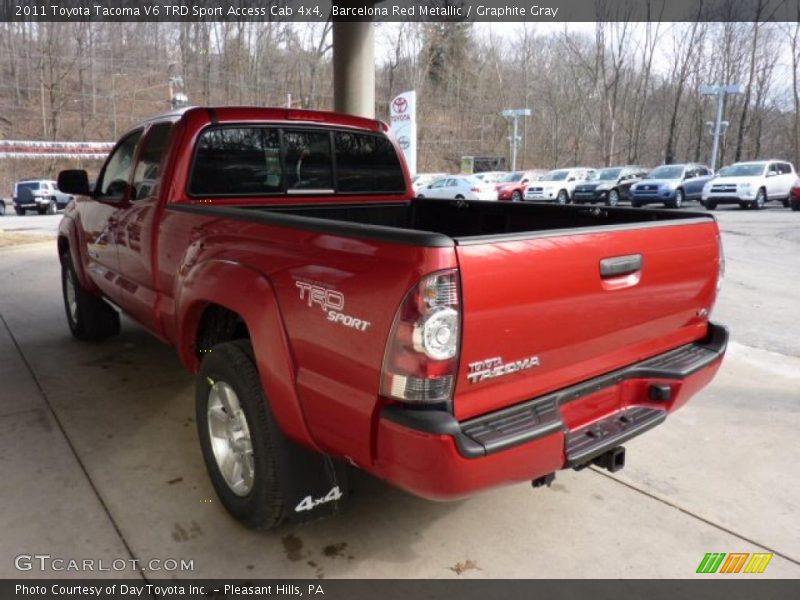  2011 Tacoma V6 TRD Sport Access Cab 4x4 Barcelona Red Metallic