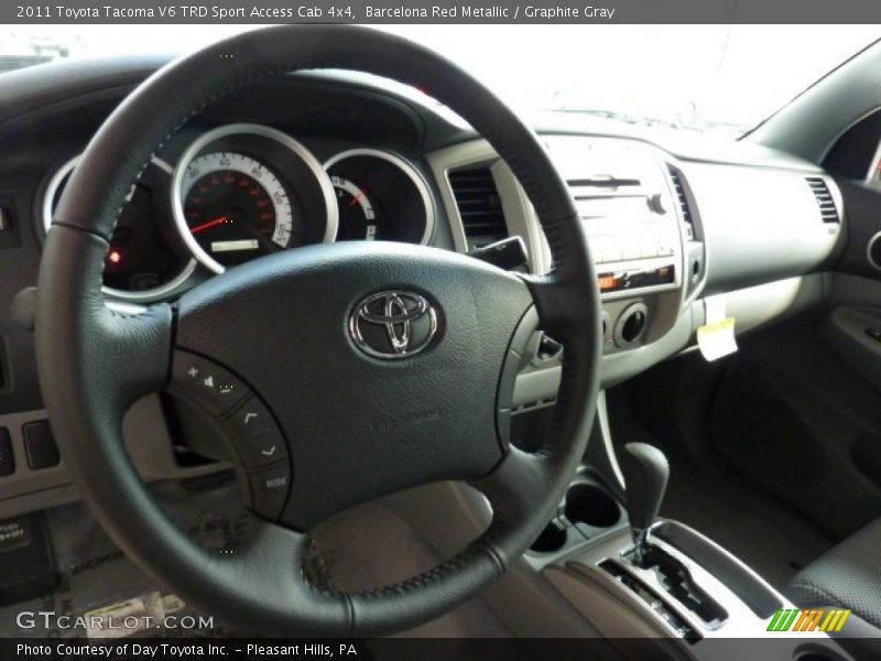  2011 Tacoma V6 TRD Sport Access Cab 4x4 Steering Wheel