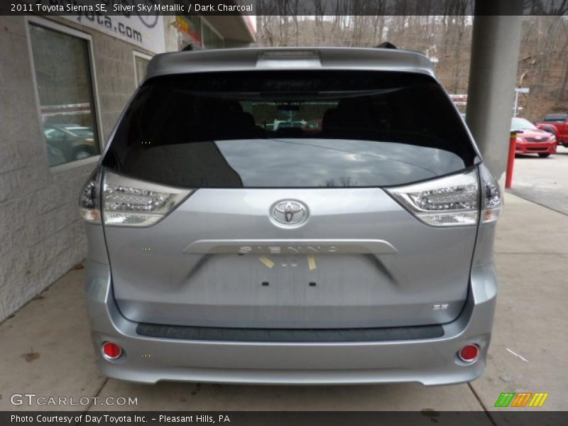 Silver Sky Metallic / Dark Charcoal 2011 Toyota Sienna SE