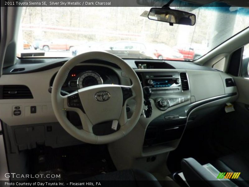 Silver Sky Metallic / Dark Charcoal 2011 Toyota Sienna SE