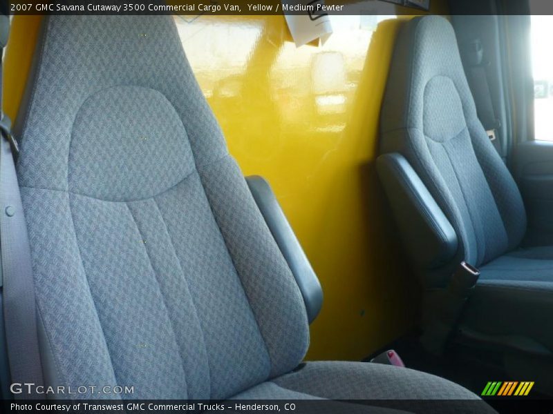 Yellow / Medium Pewter 2007 GMC Savana Cutaway 3500 Commercial Cargo Van