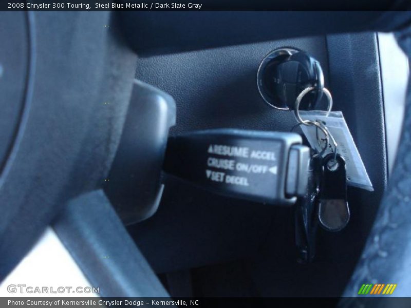Steel Blue Metallic / Dark Slate Gray 2008 Chrysler 300 Touring