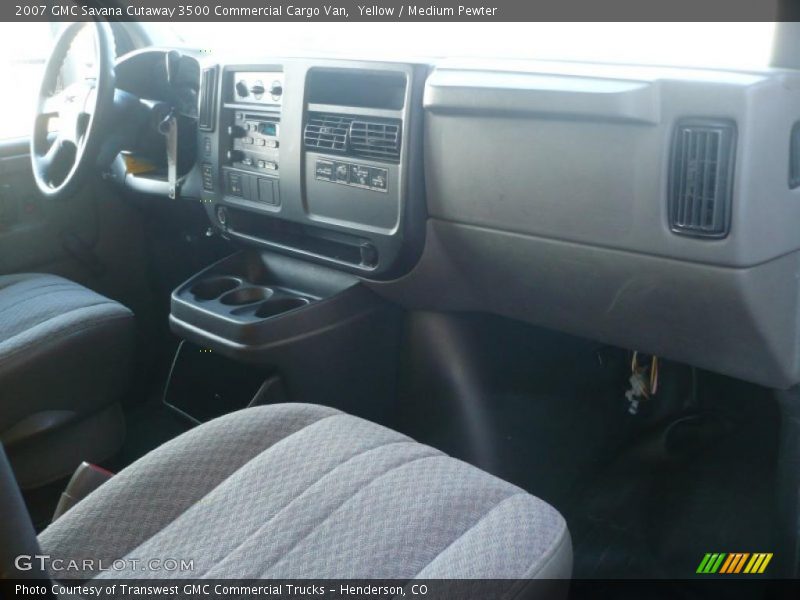 Yellow / Medium Pewter 2007 GMC Savana Cutaway 3500 Commercial Cargo Van