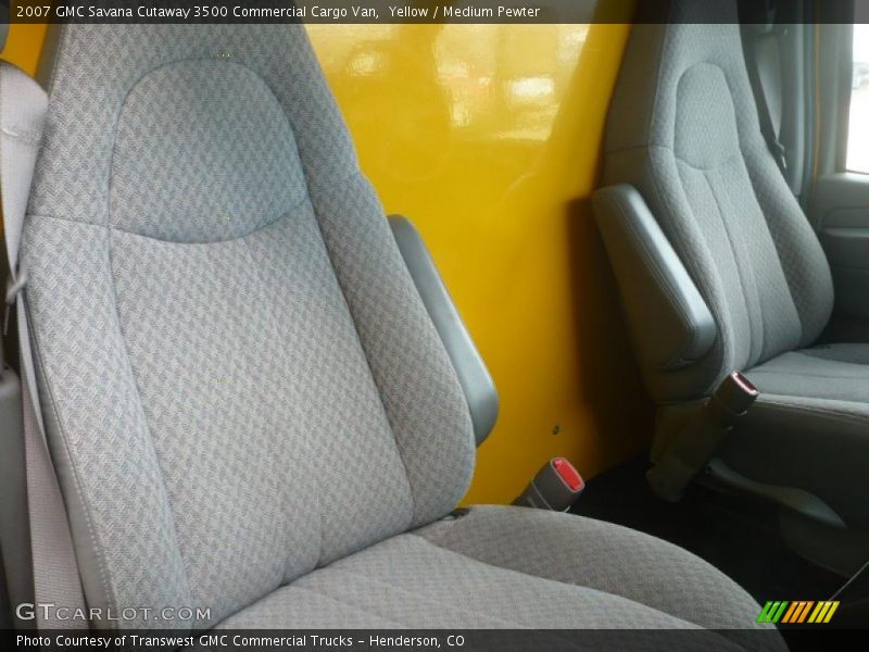 Yellow / Medium Pewter 2007 GMC Savana Cutaway 3500 Commercial Cargo Van