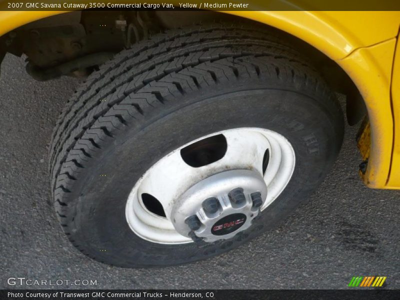 Yellow / Medium Pewter 2007 GMC Savana Cutaway 3500 Commercial Cargo Van