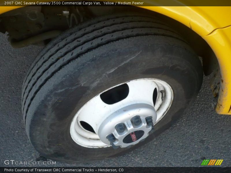 Yellow / Medium Pewter 2007 GMC Savana Cutaway 3500 Commercial Cargo Van