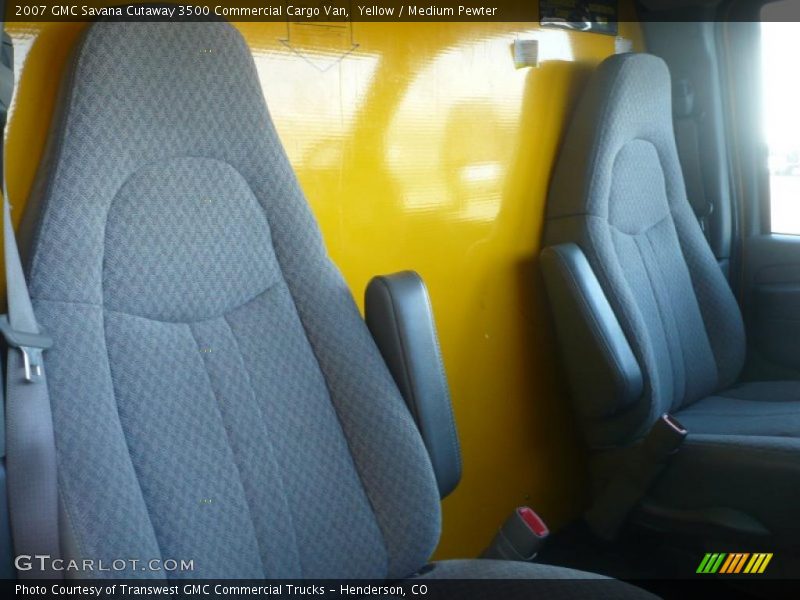 Yellow / Medium Pewter 2007 GMC Savana Cutaway 3500 Commercial Cargo Van